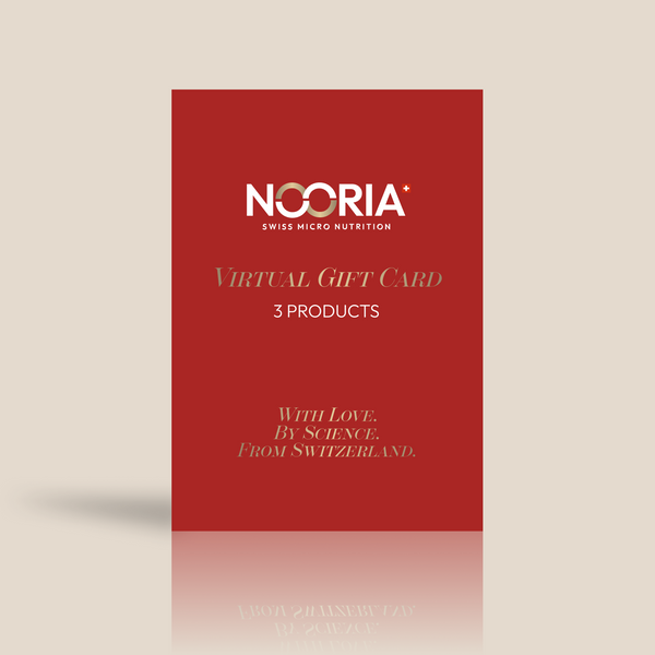 Nooria-Geschenkgutschein – 3 Produkte