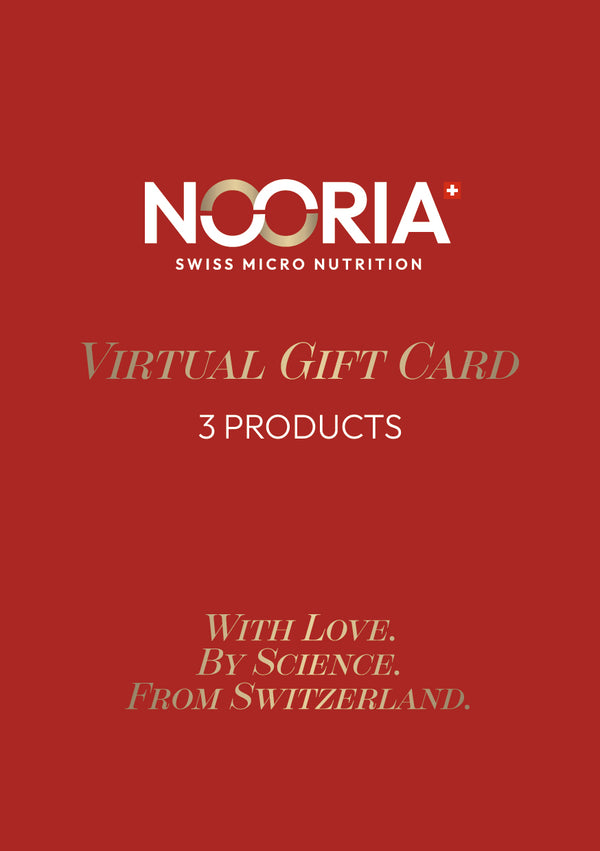 Nooria-Geschenkgutschein – 3 Produkte